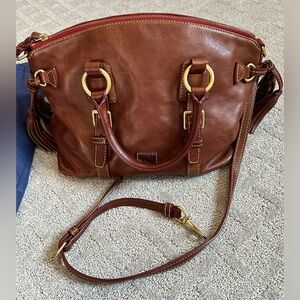 Brown Leather Dooney and Bourke Bag